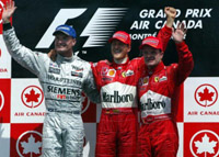 Canada Grand Prix Podium