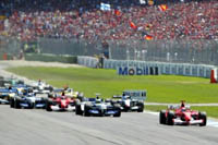 German Grand Prix start of the race.
